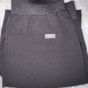 Figs Technical Collection Black Womens scrub pants